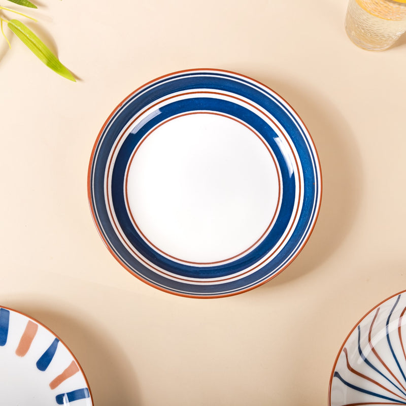 Meraki Ceramic Deep Dish - Serving plate, pasta plate, lunch plate, deep plate | Plates for dining table & home decor