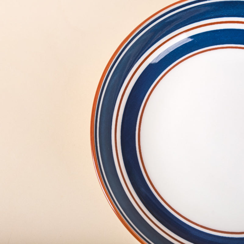 Meraki Ceramic Deep Dish - Serving plate, pasta plate, lunch plate, deep plate | Plates for dining table & home decor
