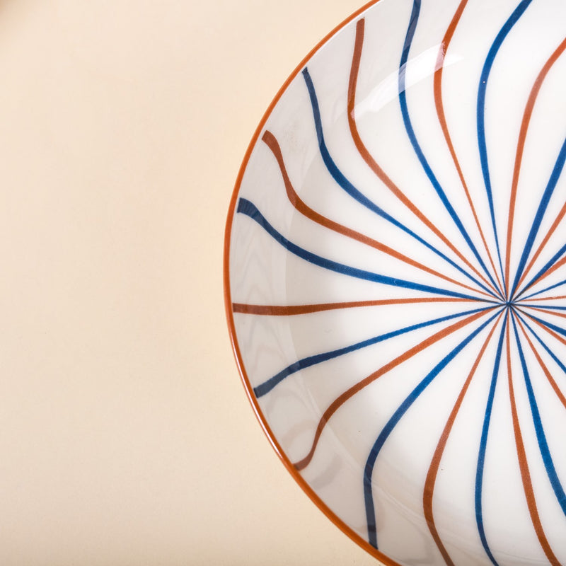 Meraki Ceramic Deep Dish - Serving plate, pasta plate, lunch plate, deep plate | Plates for dining table & home decor