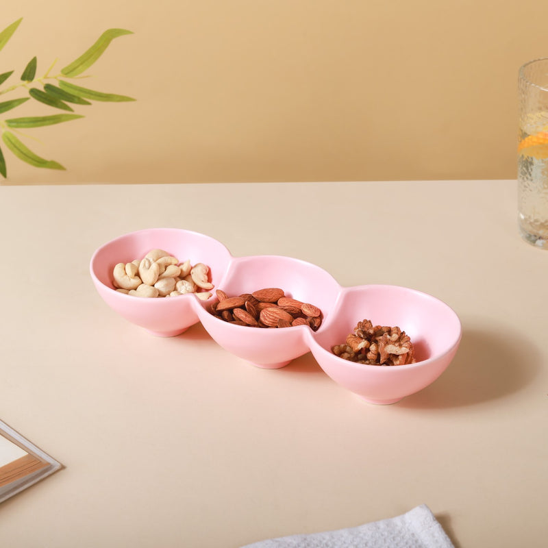 Snack Dish - Bowls, snack serving bowls, section bowls, fancy serving bowls, small serving bowls | Bowls for dining table & home decor