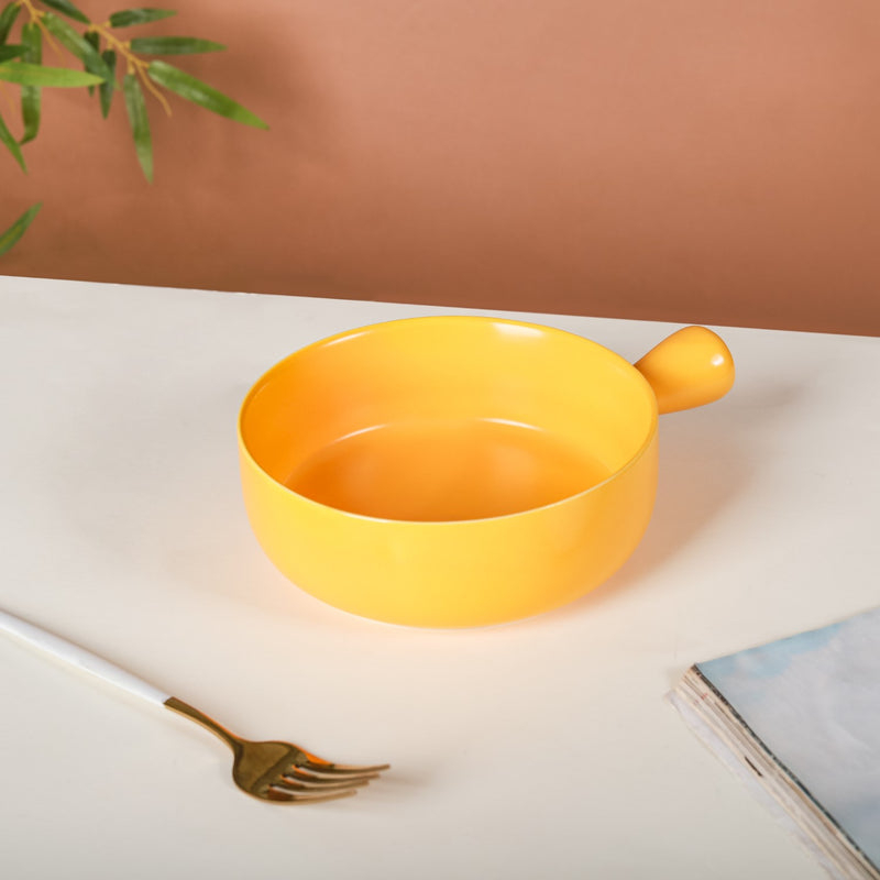 Bowl with Handle - Ceramic bowl, salad bowls, snack bowls | Bowls for dining table & home decor