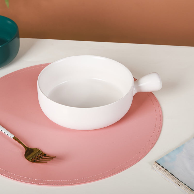 Bowl with Handle - Ceramic bowl, salad bowls, snack bowls | Bowls for dining table & home decor