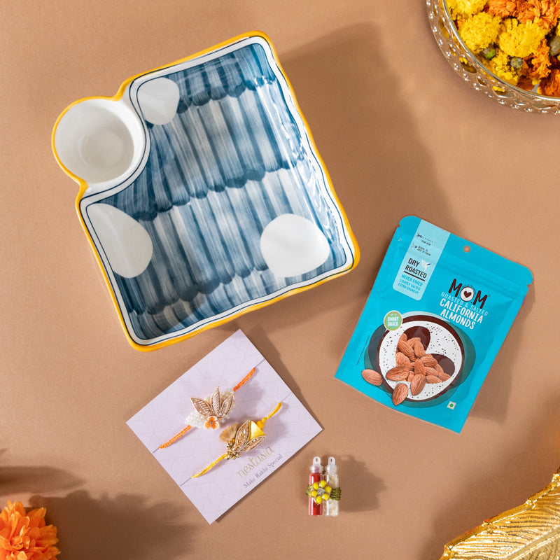 Snack O' Clock Rakhi Hamper Set Of 4