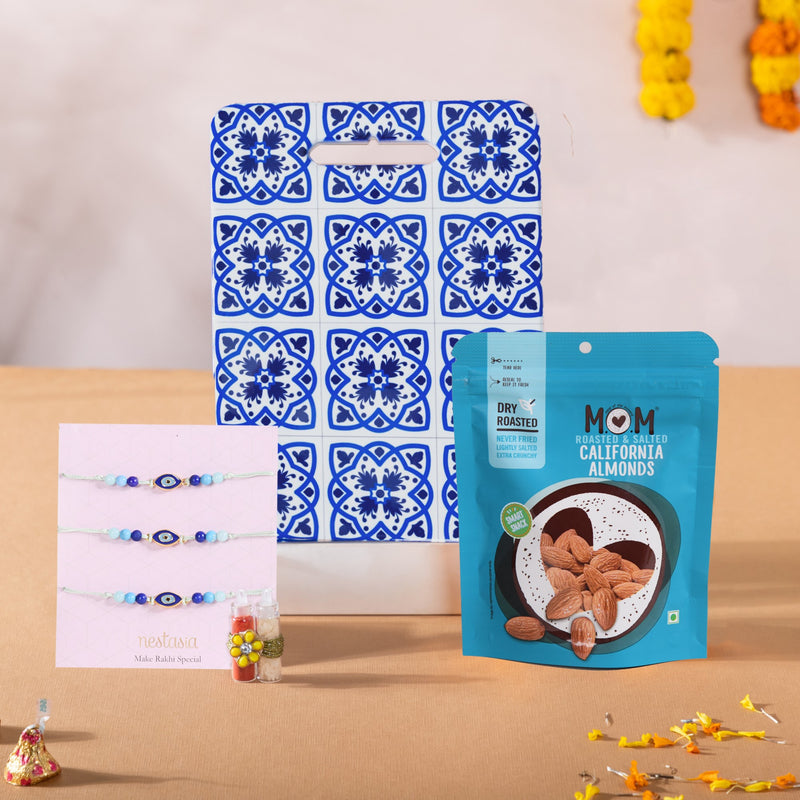 Rakhi Platter Hamper Set Of 4 For Him & Her