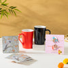 Brother Sister Rakhi Gift Hamper With Mugs Chocolate Set Of 7