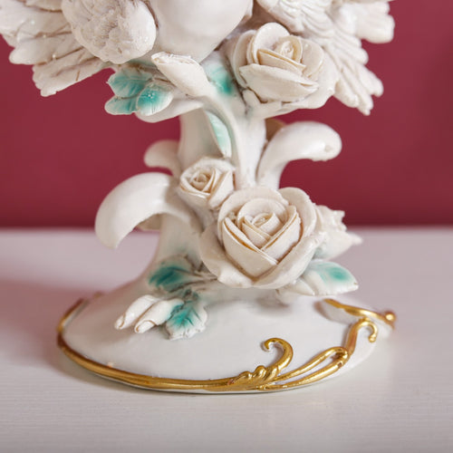 Doves Sculpture For Home Decor White