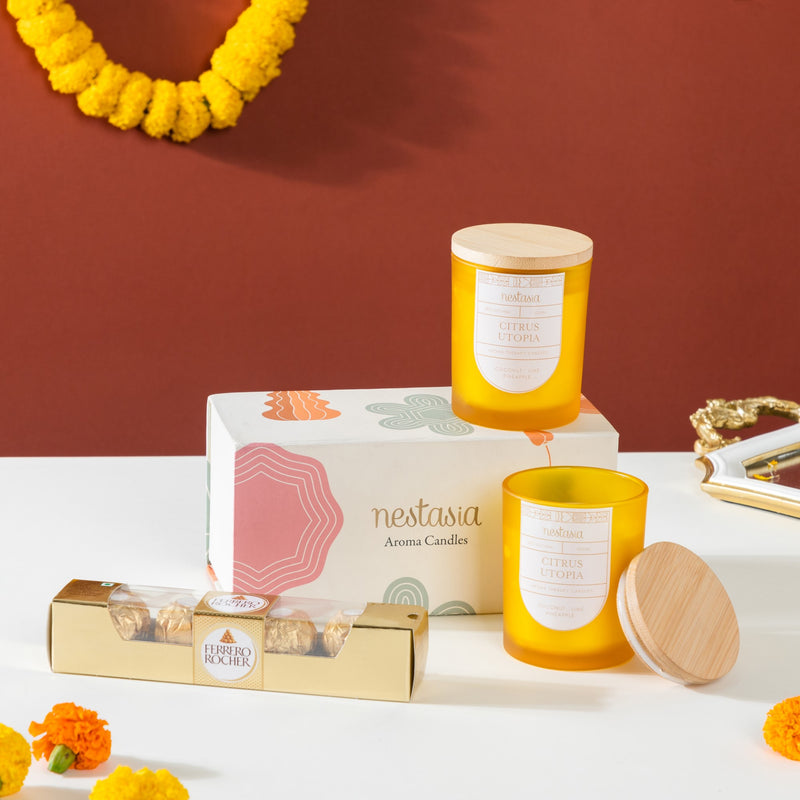 Candle Raksha Bandhan Gift Set Of 4