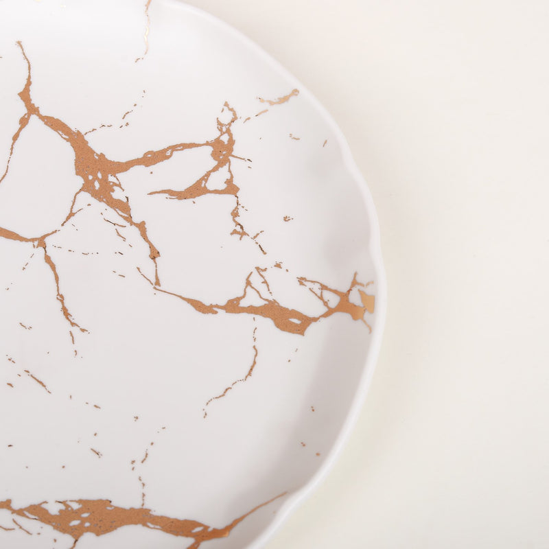 Marble Serving Pan - Ceramic platter, serving platter, fruit platter | Plates for dining table & home decor