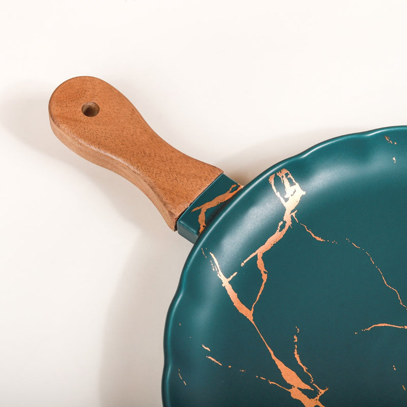 Marble Serving Pan - Ceramic platter, serving platter, fruit platter | Plates for dining table & home decor