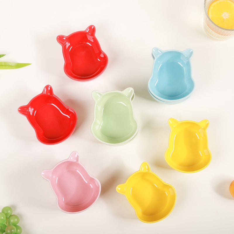 Kids Bowl Set of 2 - Bowl,ceramic bowl, snack bowls, curry bowl, popcorn bowls | Bowls for dining table & home decor