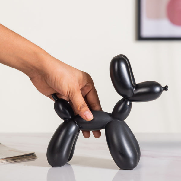 Balloon Dog Black - Showpiece | Home decor item | Room decoration item