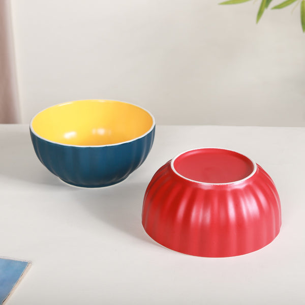 Chrome Serving Bowl - Bowl, ceramic bowl, serving bowls, noodle bowl, salad bowls, bowl for snacks, large serving bowl | Bowls for dining table & home decor