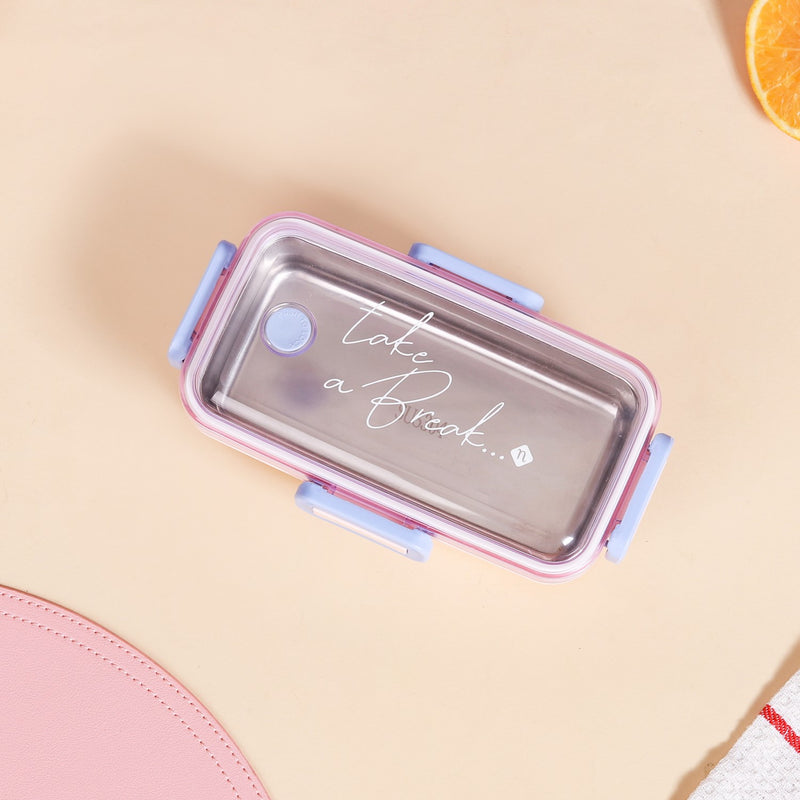 Stainless Steel Lunch Box For Office Pink
