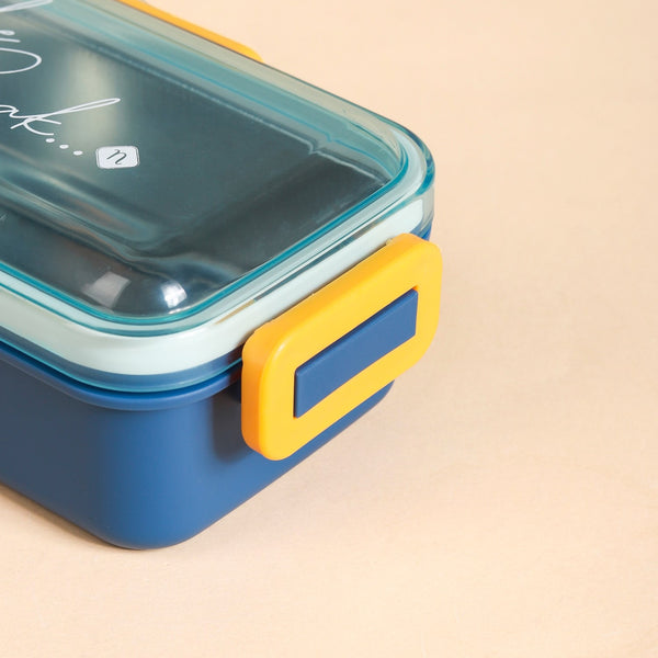 Leak-Proof Stainless Steel Tiffin Box Small Blue 530ml