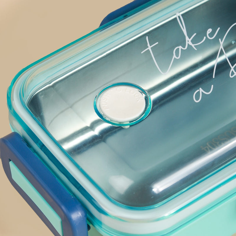 Leak-Proof Stainless Steel Lunch Box Small Mint 530ml
