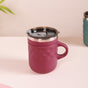 Travel Mug With Lid Magenta 400ml - Travel mug, travel mug with lid, stainless steel mug, coffee mug, travel coffee mug, travel coffee mug with lid