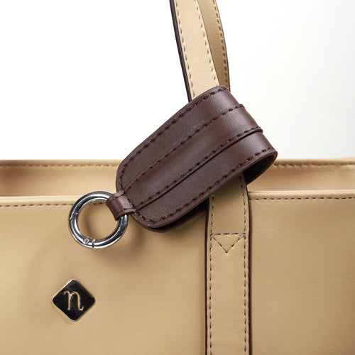 Urban Vegan Leather Tote & Sling Bags Set Of 4 Beige