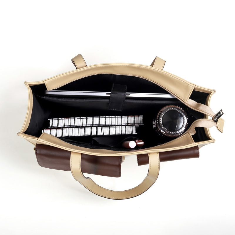 Trendy Tote Bag For Women Beige