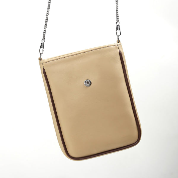Urban Vegan Leather Tote & Sling Bags Set Of 4 Beige