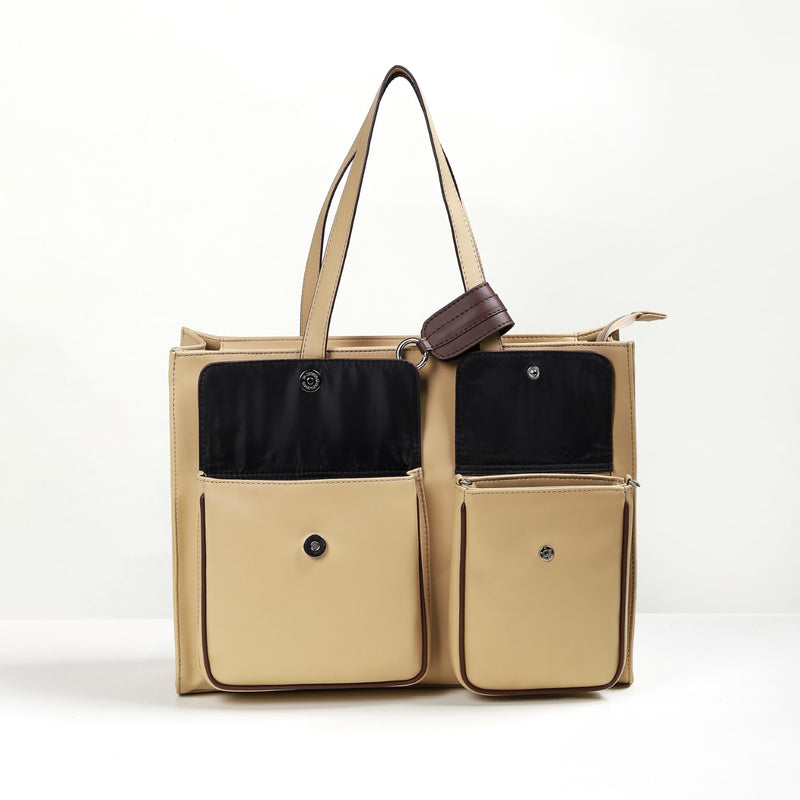Trendy Tote Bag For Women Beige