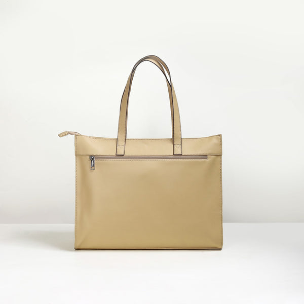 Urban Vegan Leather Tote & Sling Bags Set Of 4 Beige