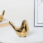 Gold Bird Statue - Showpiece | Home decor item | Room decoration item