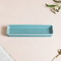 Sleek Blue Long Plate 9 Inch - Ceramic platter, serving platter, fruit platter | Plates for dining table & home decor