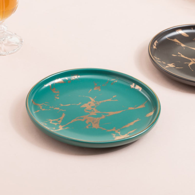 Marble Dessert Plate - Serving plate, small plate, snacks plates | Plates for dining table & home decor