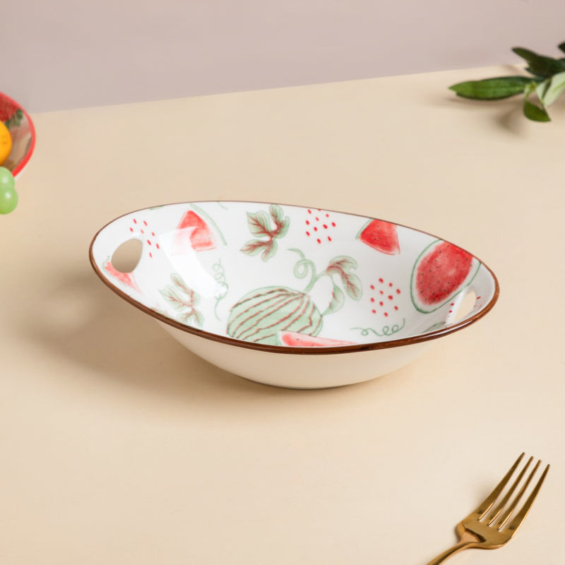Fruity Bowl - Bowl, ceramic bowl, serving bowls, noodle bowl, salad bowls, bowl for snacks, large serving bowl, bowl with handle | Bowls for dining table & home decor