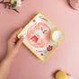 Rabbit Section Plate - Serving plate, snack plate, momo plate, plate with compartment | Plates for dining table & home decor