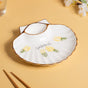 Seashell Snack Plate - Serving plate, snack plate, momo plate, plate with compartment | Plates for dining table & home decor