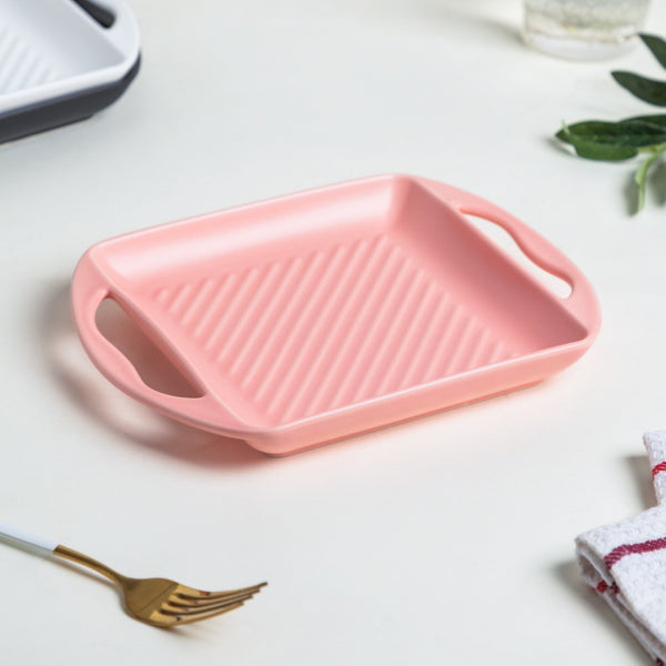 Pink Square Baking Tray Small - Baking Tray