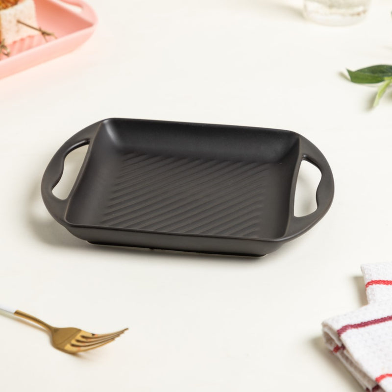Black Square Baking Tray Small - Baking Tray