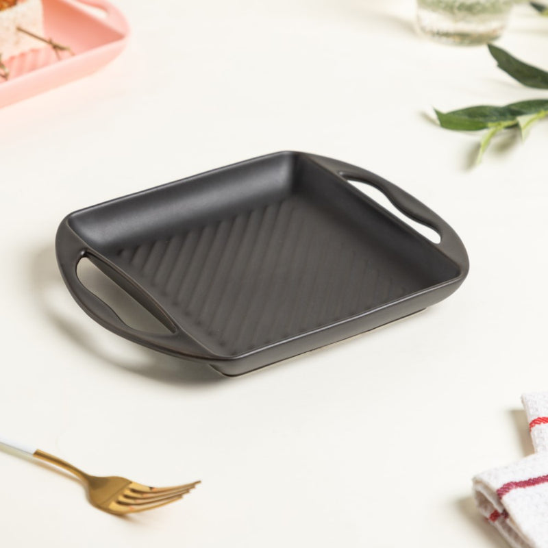 Black Square Baking Tray Small - Baking Tray