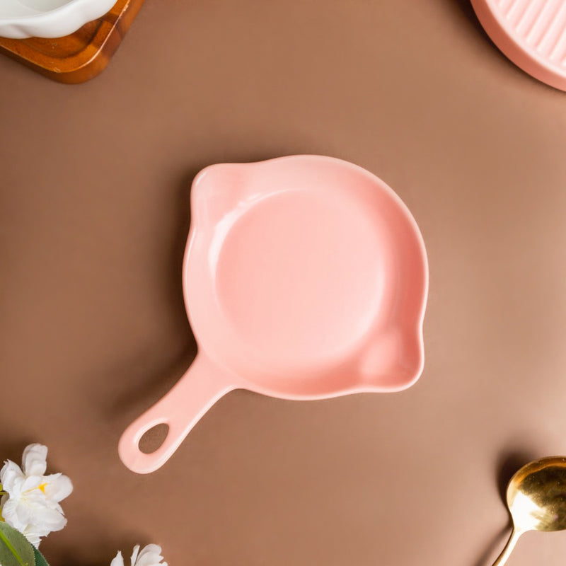 Pink Microwavable Baking Tray 6 inch