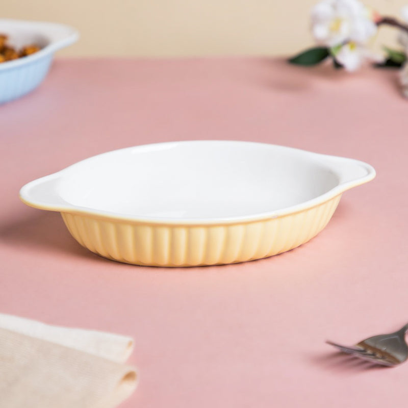 Daffodil Oval Baking Plate 6 Inch - Baking Dish