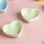 Heart Plate Set of 2 - Serving plate, small plate, snacks plates | Plates for dining table & home decor