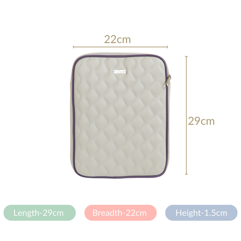 Premium Vegan Leather iPad Cover Grey