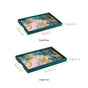 Impressionism Sky Art Tray Set Of 2 Teal