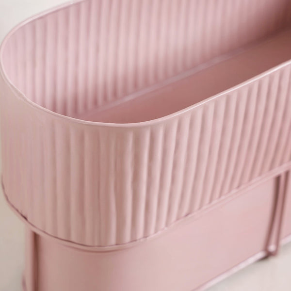 Box Planter With Stand Dusty Pink