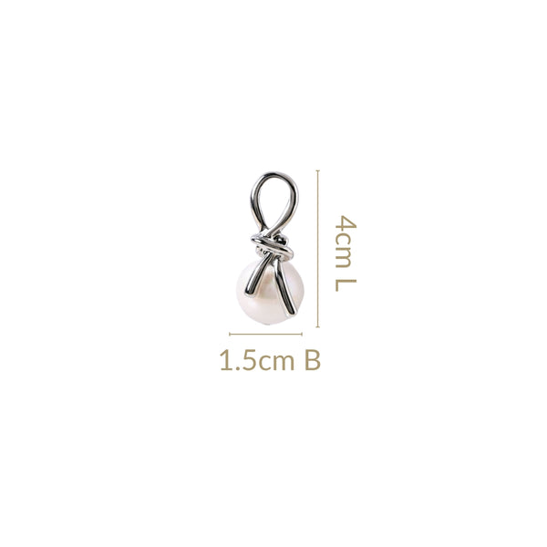 Infinite Promises Silver Drop Earrings