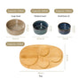Stoneware Platter Set Of 5