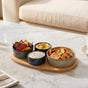 Stoneware Platter Set Of 5