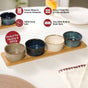 Stoneware Bowl Platter Set Of 5
