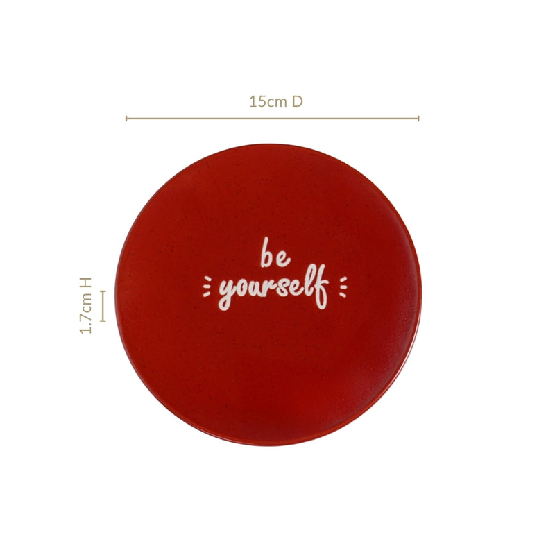 Inspirational Quotes Small Plate Set Of 4