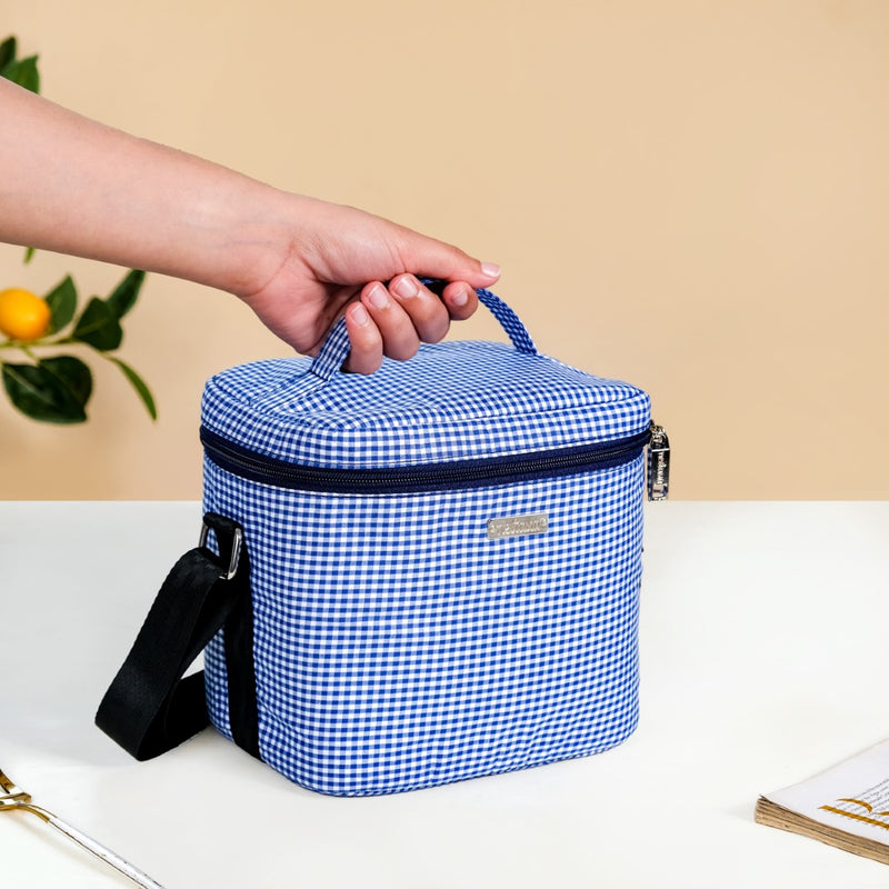Insulated Lunch Bag And Glass Lunch Box Hamper