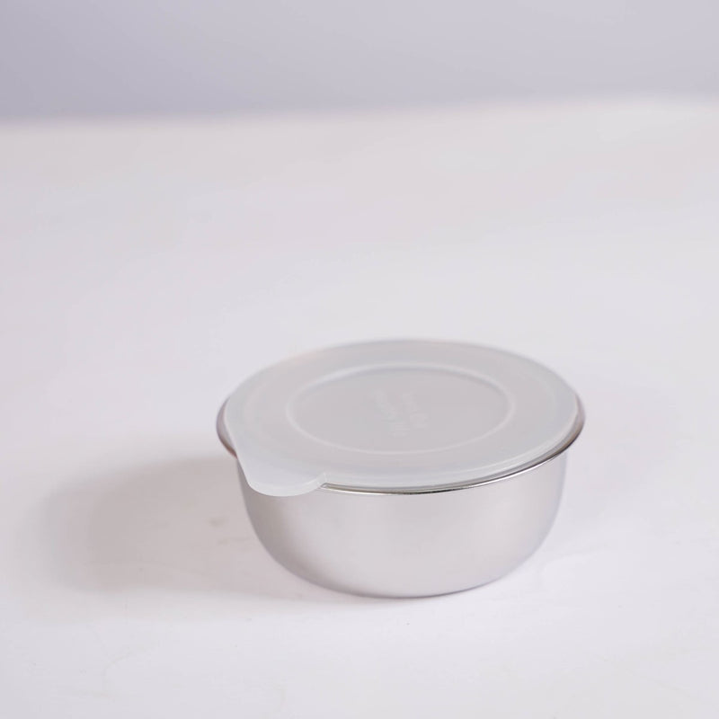 Pink 4 Grid Stainless Steel Lunch Box For Office 950ml