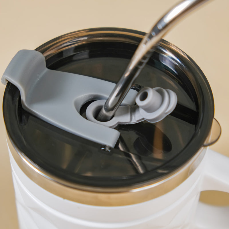 Coffee Mug Set Of 2 White 400ml - Travel mugs, travel mugs with lids, coffee mugs, insulated mugs, travel coffee mugs, white mugs