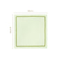 Isabelle Set Of 4 Green Cotton Rick Rack Napkins