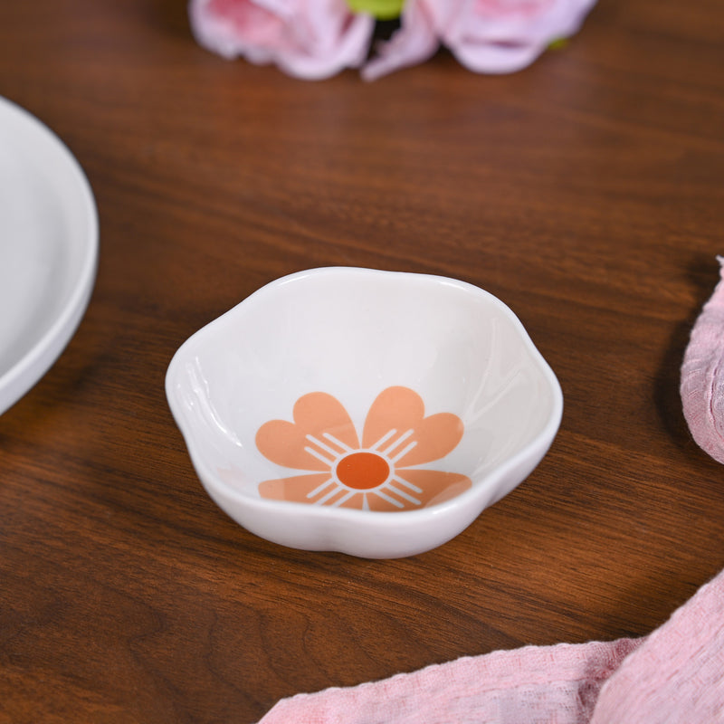 Its A Flower Snack Platter With Tray Set Of 4